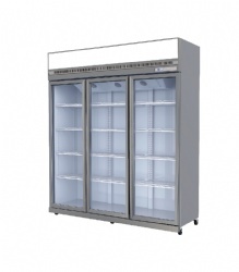 Upright Glass Door Freezer-Top Mounted