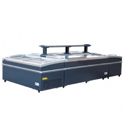 Supermarket freezer-Flat Glass