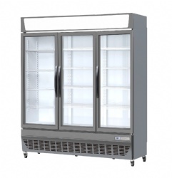 Upright Glass Door Chiller-Canopy